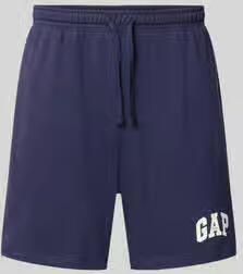 GAP straight fit korte broek met logostitching model 'Arch'