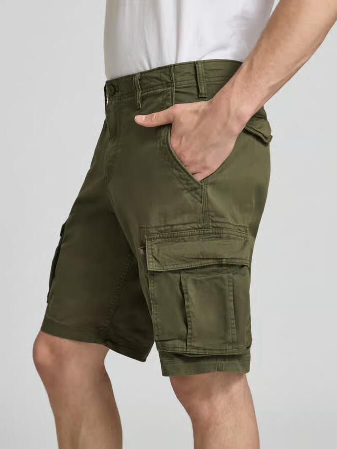 GAP straight fit shorts met cargozakken model 'Core'