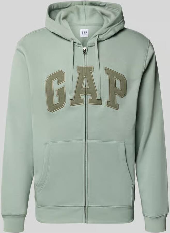 GAP sweatjack met logo en kangoeroezak - Foto 2