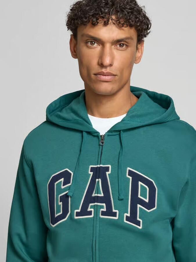 GAP sweatjack met logo en kangoeroezak