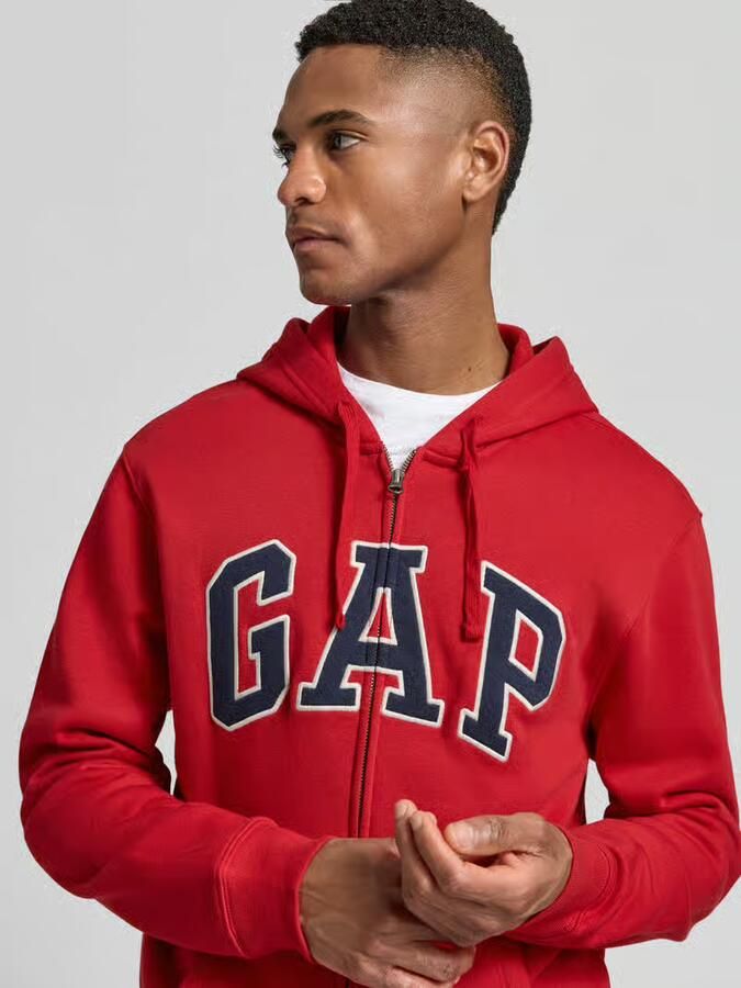 GAP sweatjack met logo en kangoeroezak