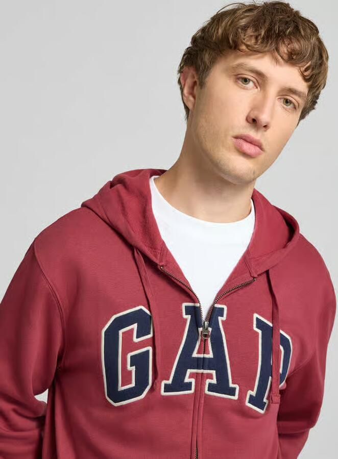 GAP sweatjack met logo en kangoeroezak