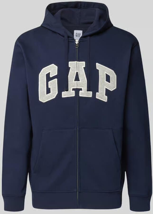 GAP sweatjack met logo en kangoeroezak - Foto 2