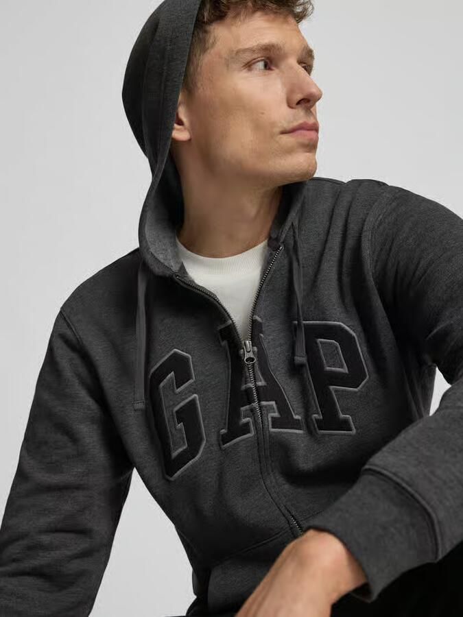 GAP sweatjack met logo en kangoeroezak