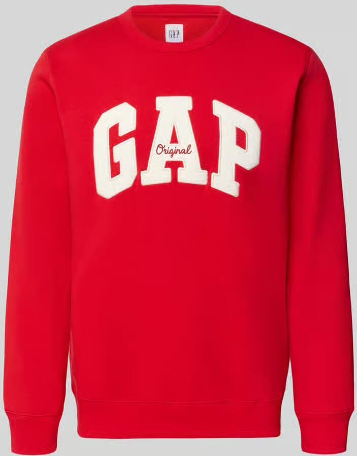 GAP Sweatshirt met logo en ronde hals - Foto 2