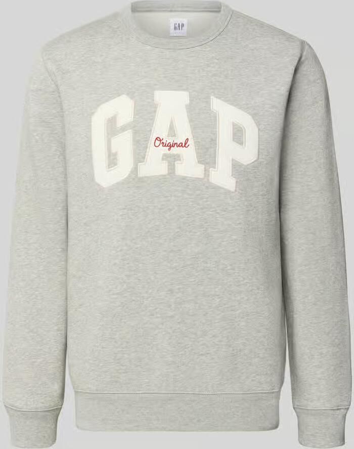 GAP Sweatshirt met logo en ronde hals - Foto 2