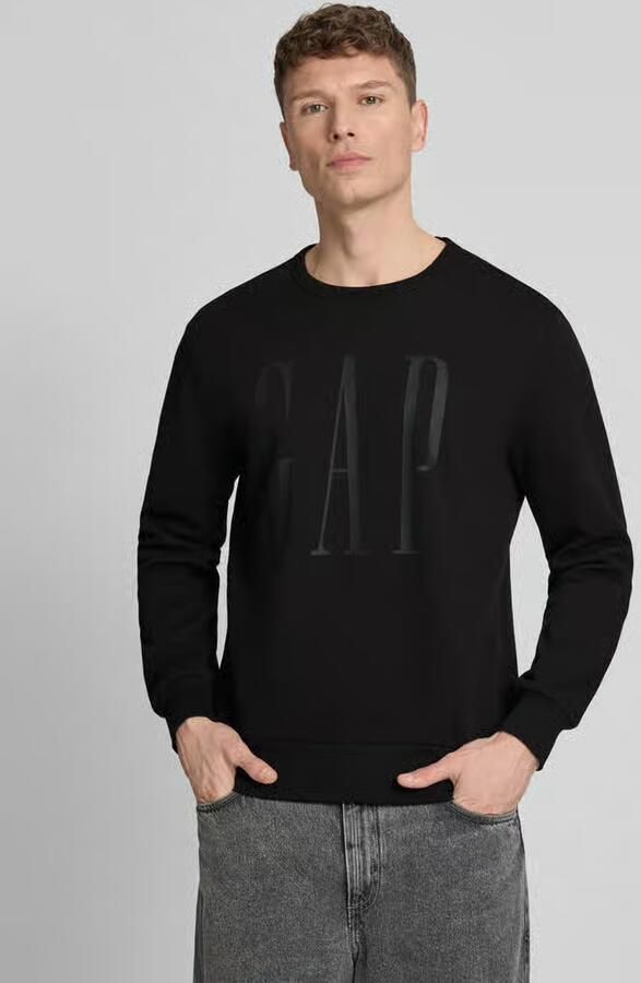 GAP Sweatshirt met ronde hals en logo - Foto 2