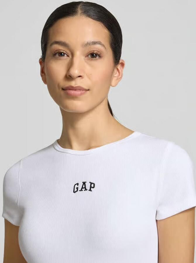 GAP T-shirt in riblook met logo