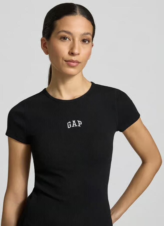 GAP T-shirt in riblook met logo