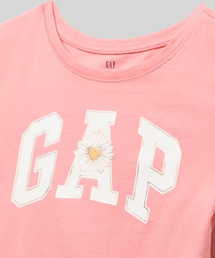 GAP T-shirt met logo en ronde hals
