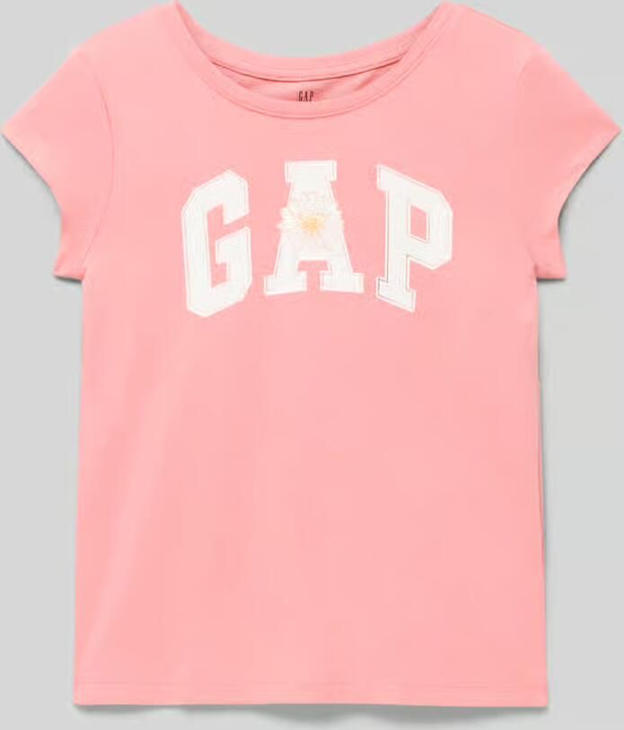 GAP T-shirt met logo en ronde hals - Foto 2