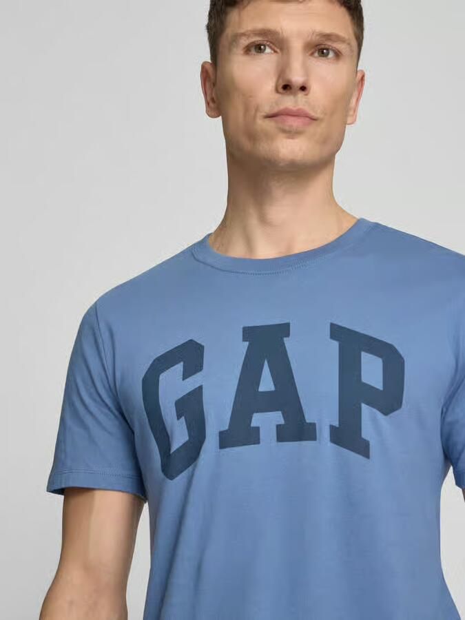 GAP T-shirt met logo en ronde hals
