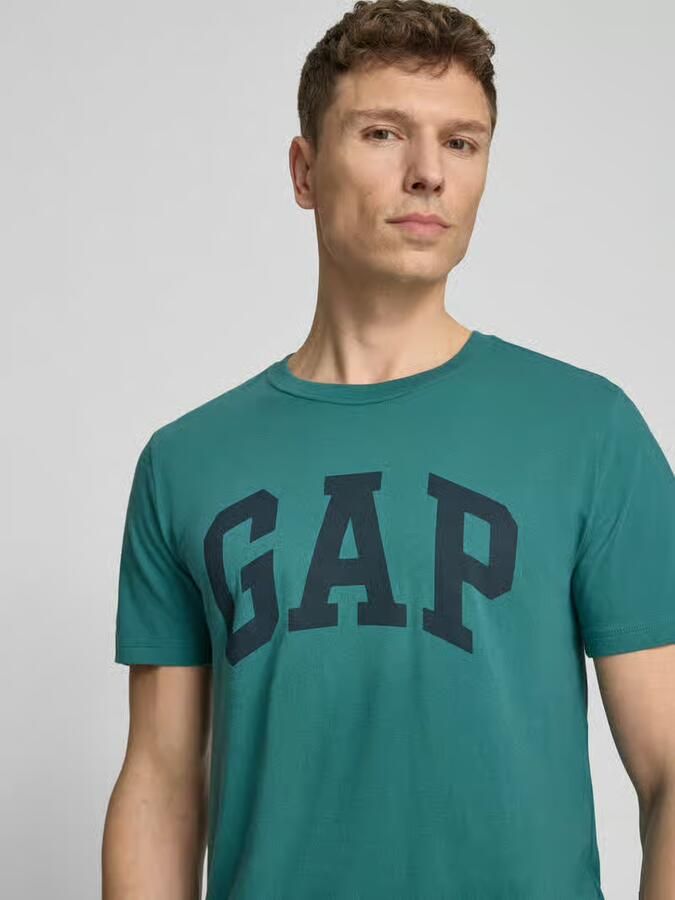 GAP T-shirt met logo en ronde hals