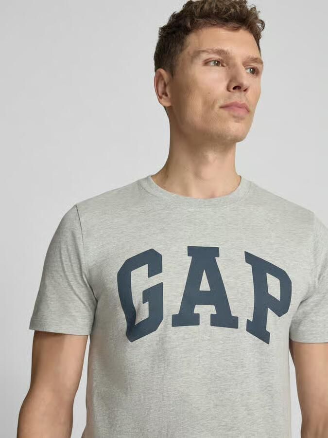 GAP T-shirt met logo en ronde hals