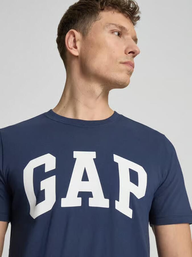 GAP T-shirt met logo en ronde hals