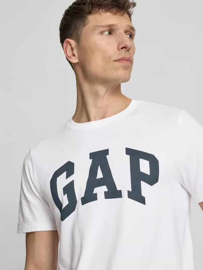 GAP T-shirt met logo en ronde hals