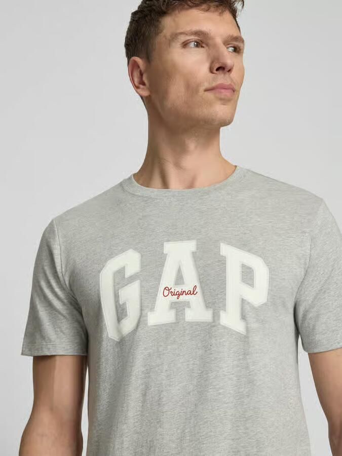 GAP T-shirt met logo en ronde hals