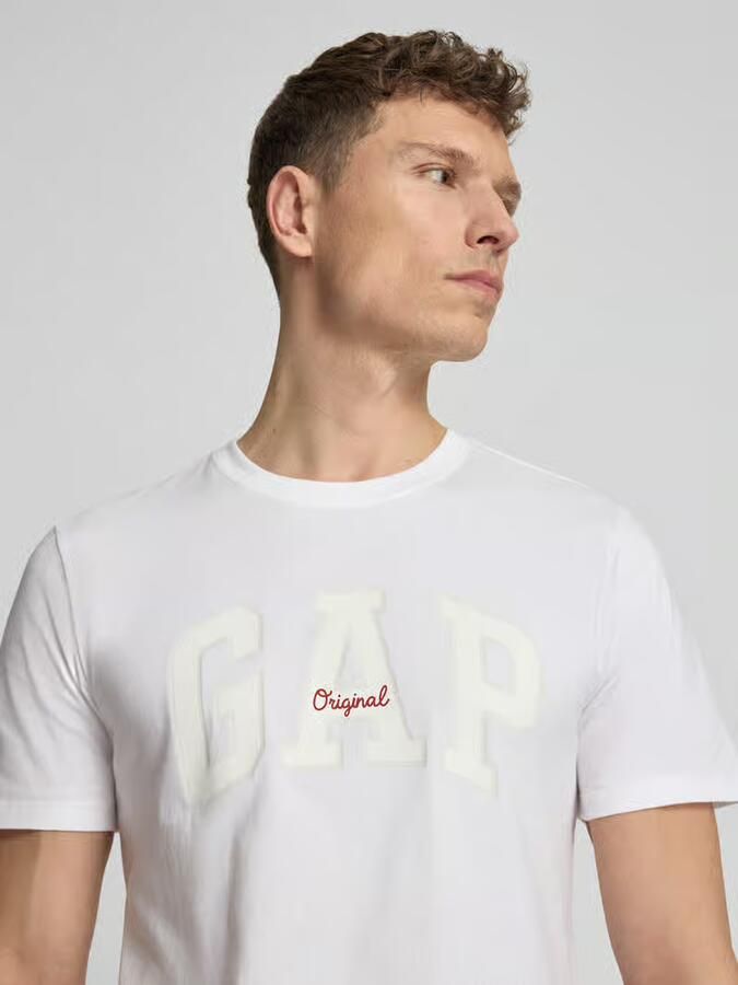 GAP T-shirt met logo en ronde hals