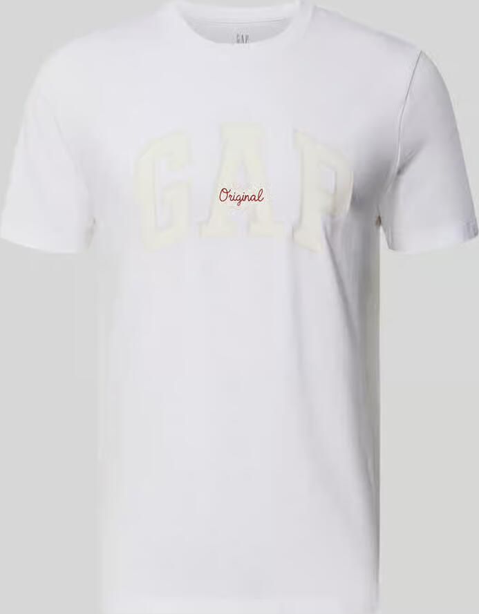 GAP T-shirt met logo en ronde hals - Foto 2
