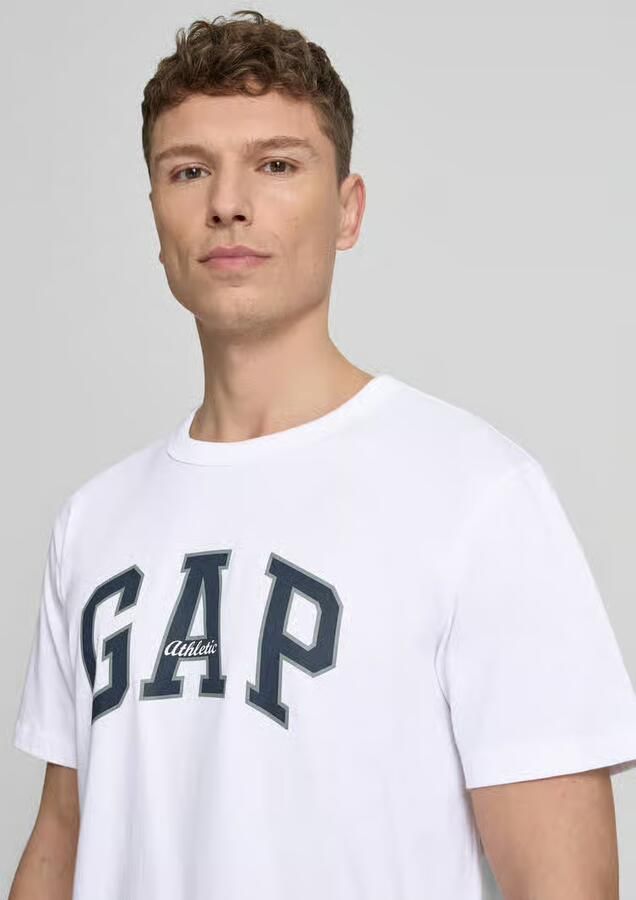 GAP T-shirt met logo en ronde hals