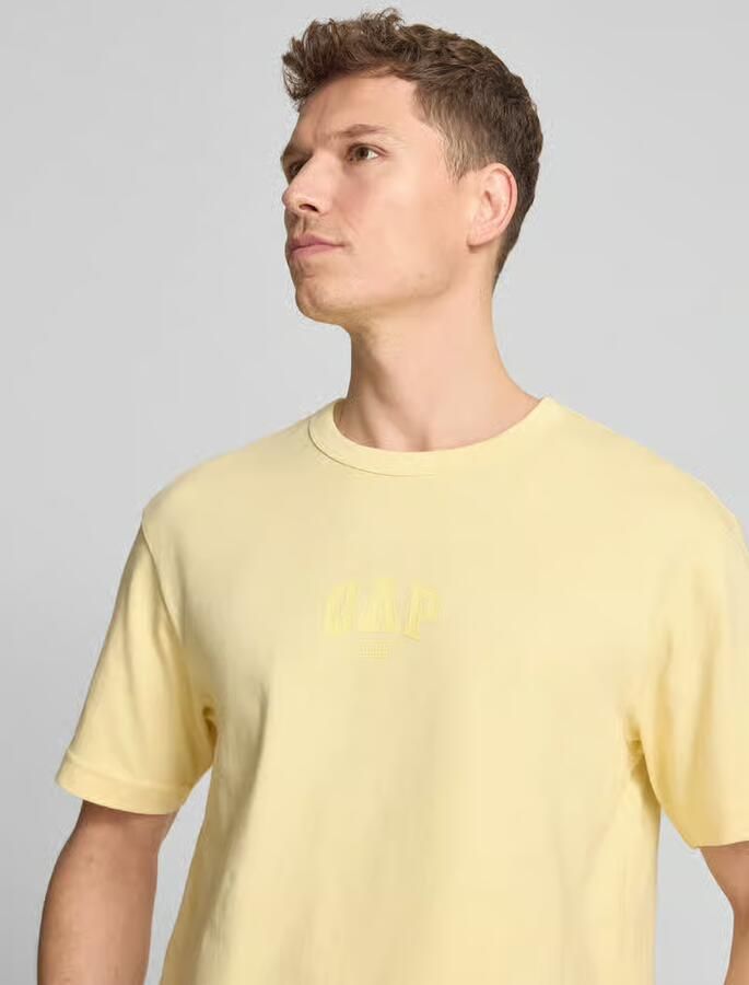 GAP T-shirt met logo en ronde hals
