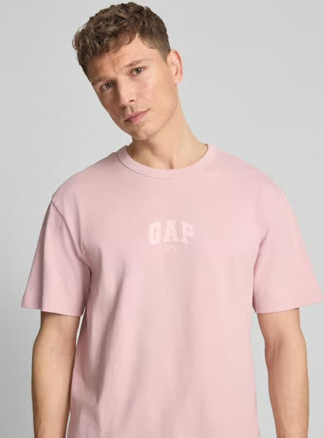 GAP T-shirt met logo en ronde hals