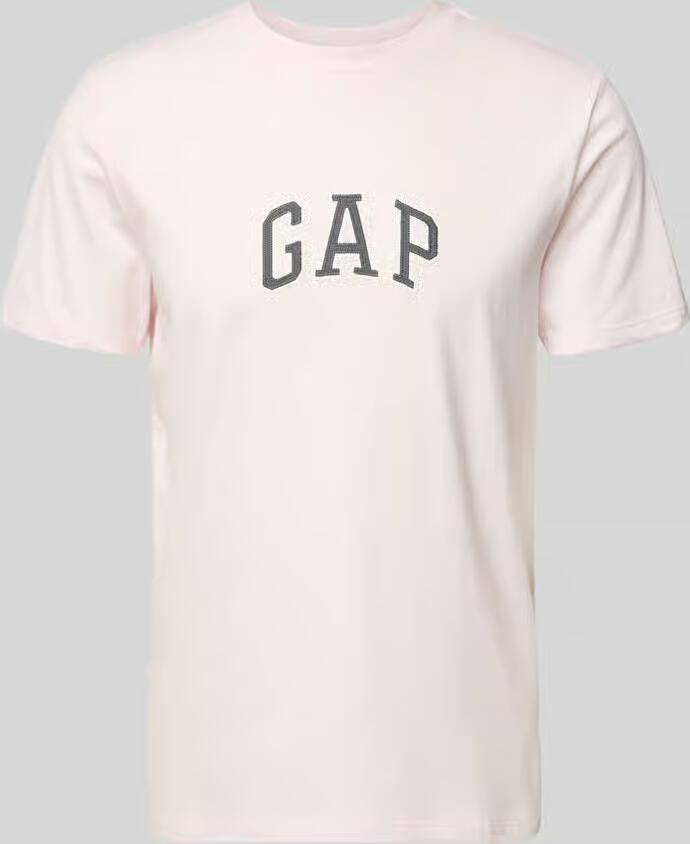GAP T-shirt met logopatch en ronde hals - Foto 2