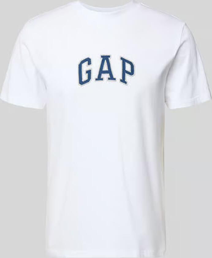 GAP T-shirt met logopatch en ronde hals - Foto 2