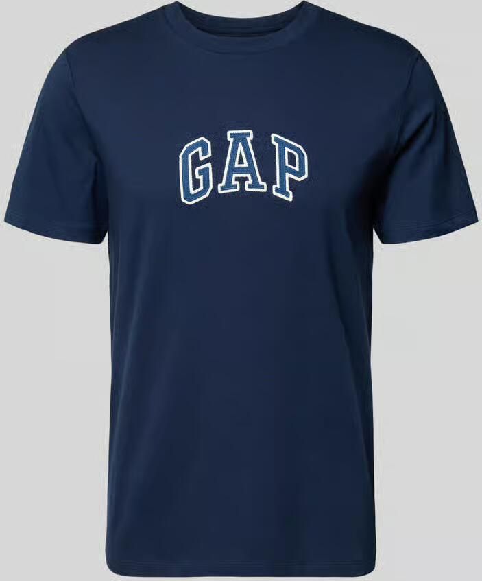 GAP T-shirt met logopatch en ronde hals - Foto 2