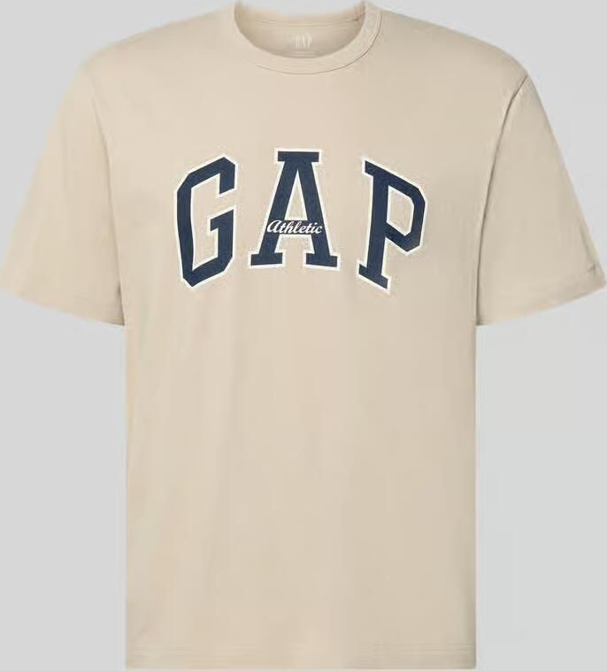 GAP T-shirt met logoprint en ronde hals