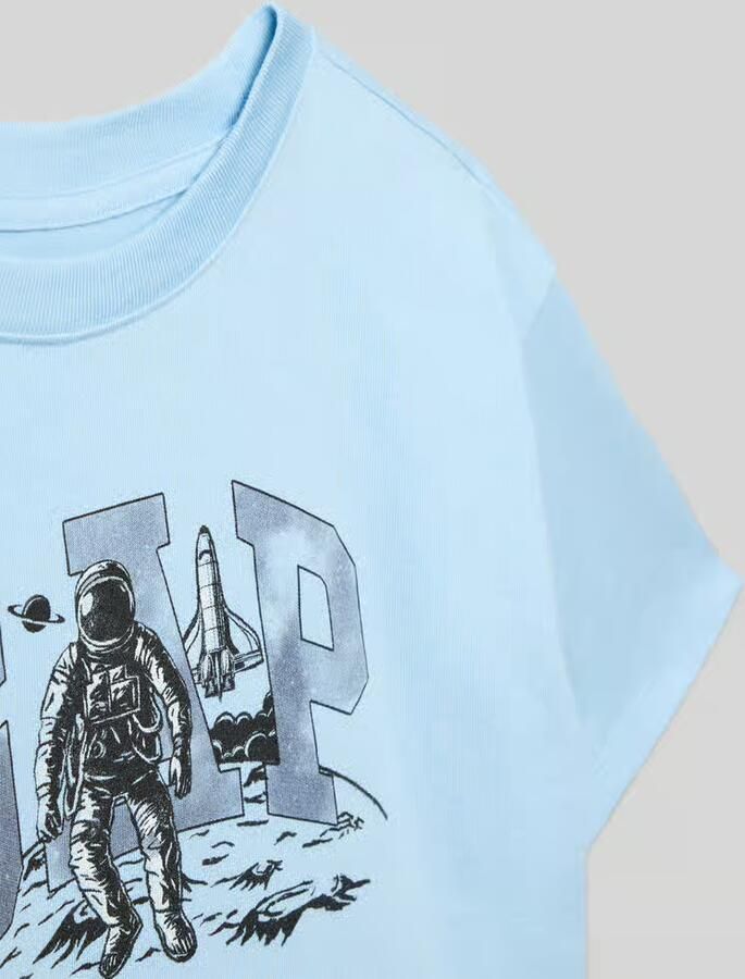 GAP T-shirt met motief- en logoprint