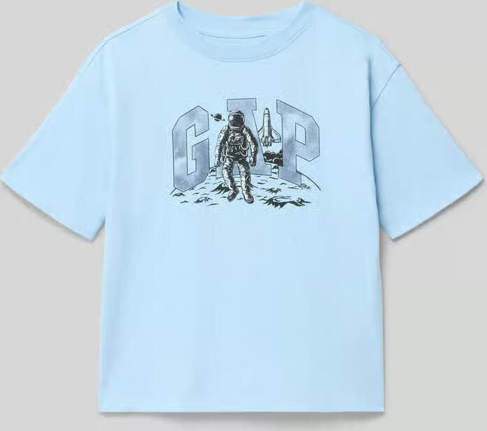 GAP T-shirt met motief- en logoprint - Foto 2