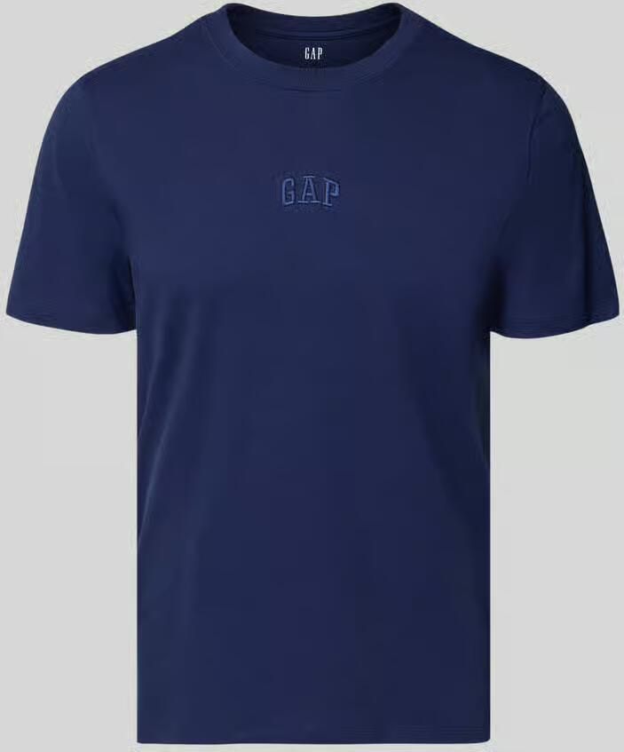 GAP T-shirt met ronde hals en labelstitching - Foto 2