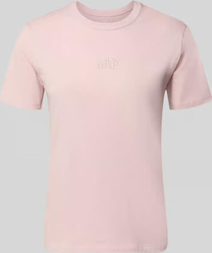 GAP T-shirt met ronde hals en labelstitching - Foto 2