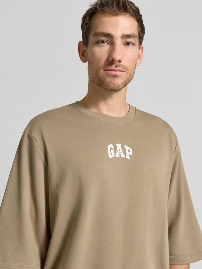 GAP T-shirt met ronde hals en logoprint