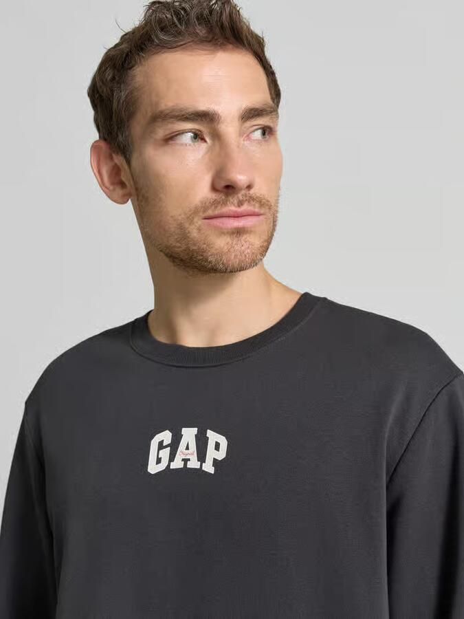 GAP T-shirt met ronde hals en logoprint