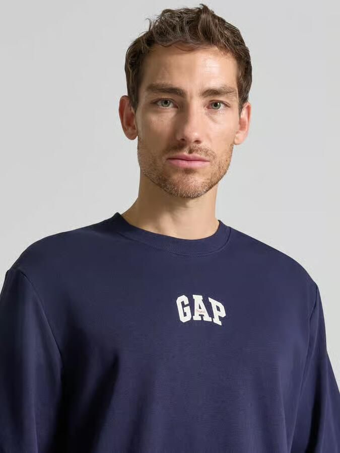 GAP T-shirt met ronde hals en logoprint