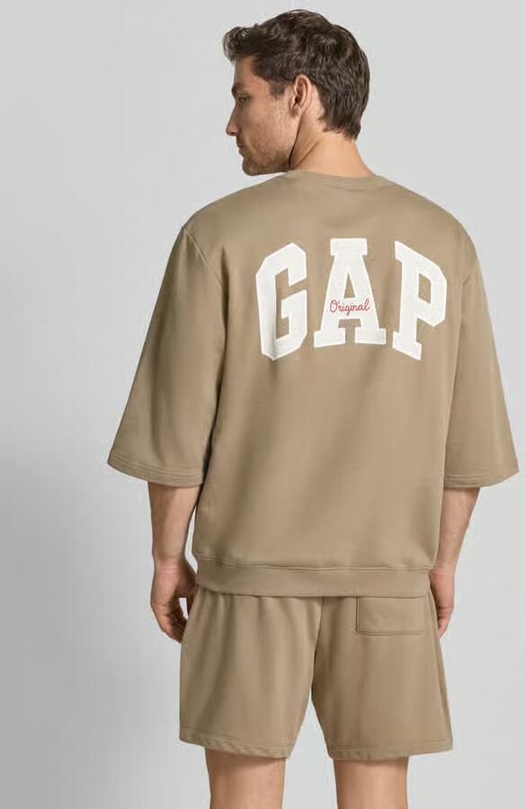 GAP T-shirt met ronde hals en logoprint - Foto 2