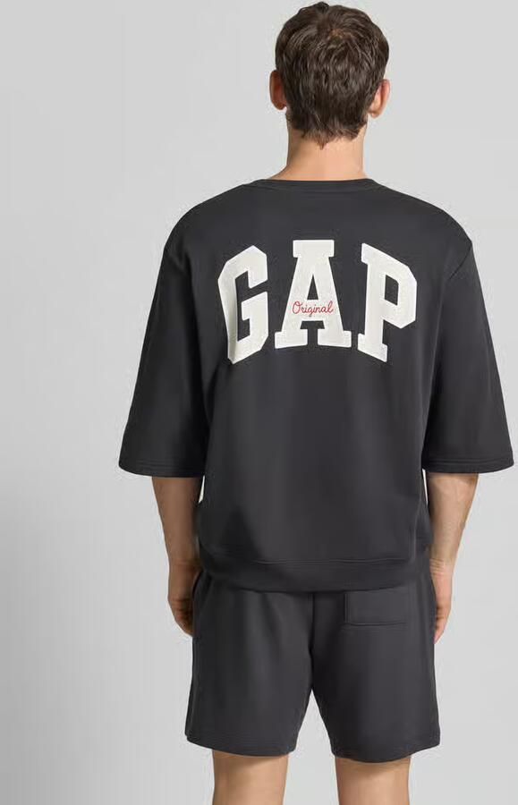GAP T-shirt met ronde hals en logoprint - Foto 3