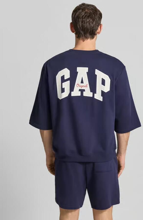 GAP T-shirt met ronde hals en logoprint - Foto 2