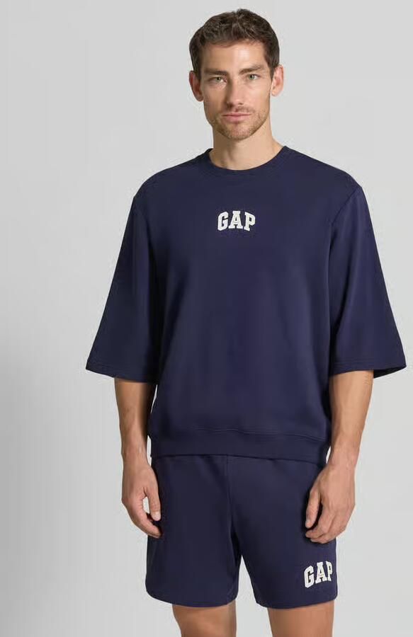 GAP T-shirt met ronde hals en logoprint - Foto 3