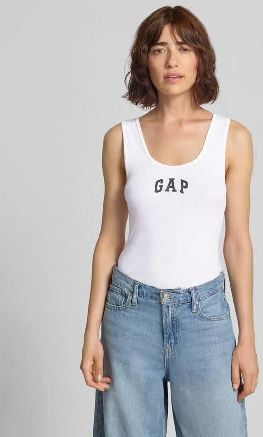 GAP Tanktop met logoprint en ronde hals - Foto 3