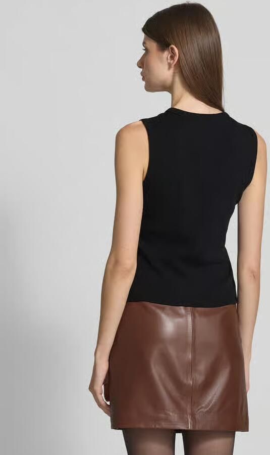 GAP Top met bandjes in riblook met knoopsluiting