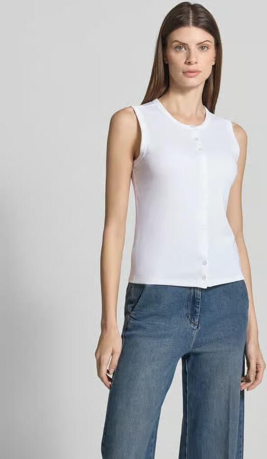 GAP Top met bandjes in riblook met knoopsluiting - Foto 2