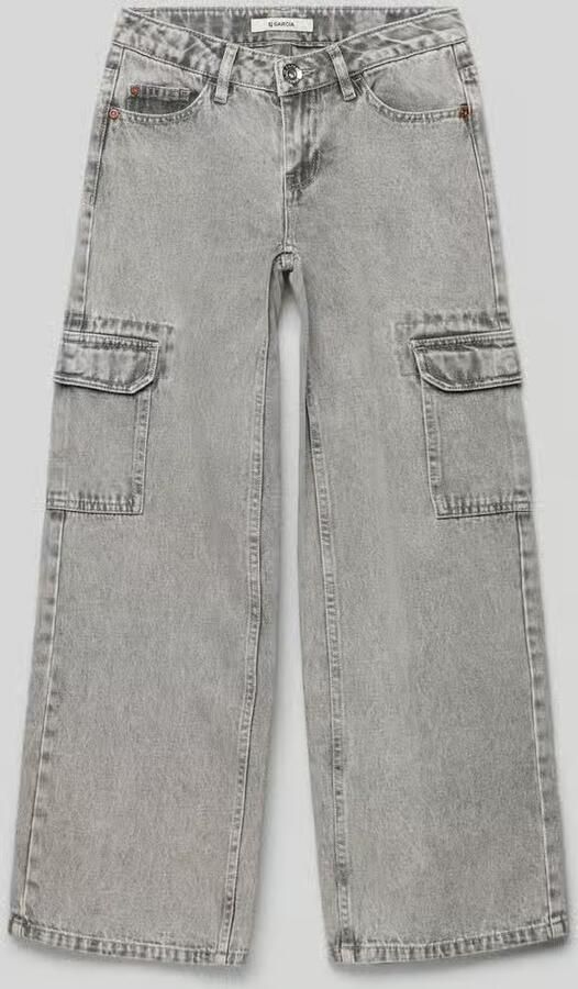 Garcia Baggy fit jeans met cargozakken - Foto 2