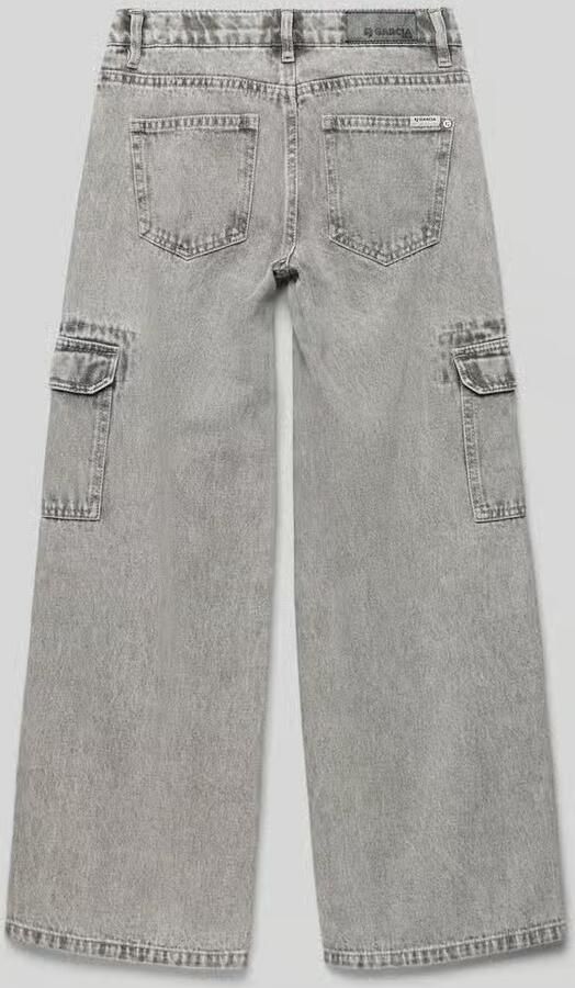 Garcia Baggy fit jeans met cargozakken - Foto 3