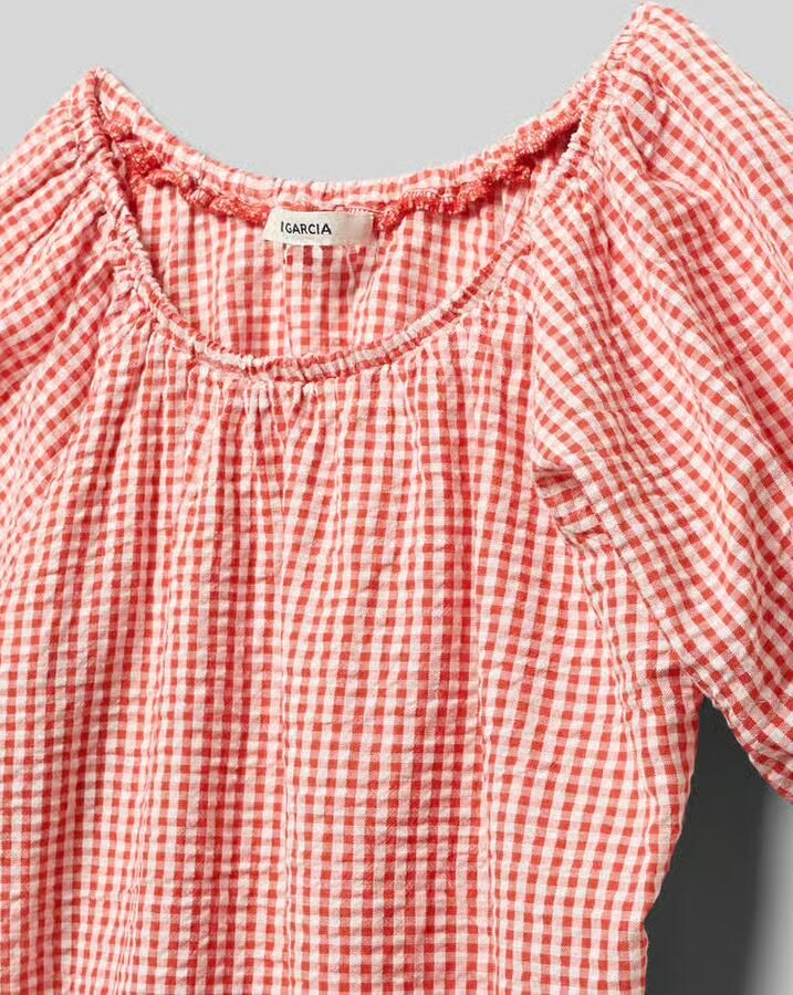 Garcia Blouse met elastische zoom