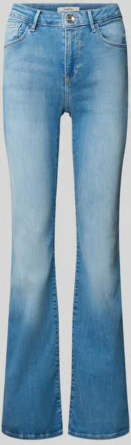Garcia flared fit bootcut-jeans van katoenmix model 'Celia'