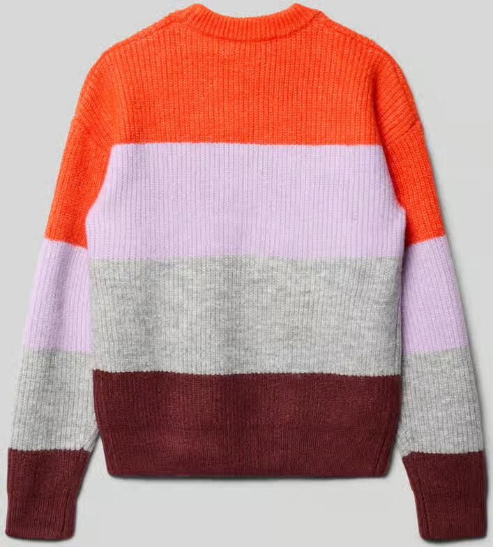 Garcia Gebreide pullover in colour-blocking-design