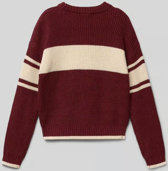 Garcia Gebreide pullover met labeldetail
